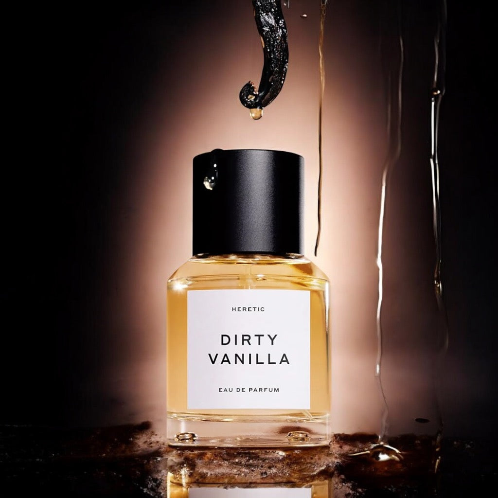 heretic parfum dirty vanilla fragrance sample travel size tester