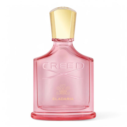 A sample of Creed Eladaria, a floral rose fragrance with mandarin, rose, and musk, available in decants and testers.